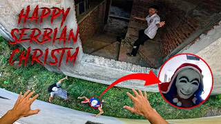 SERBIAN DANCING LADY REAL LIFE ESCAPE 460  Horror Parkour Pov Short  Bubbles 3Run [upl. by Lisa]