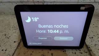 echo Show 8 5G 2024 Alarma [upl. by Eirised33]