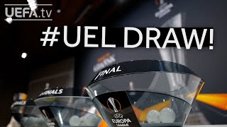 202021 UEFA Europa League quarterfinal and semifinal draws [upl. by Krishnah]