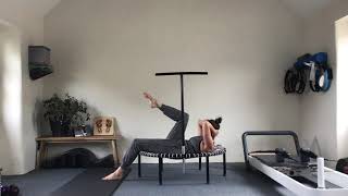 20 Minute Pilates Rebounding Workout on the bellicon® [upl. by Elianora170]