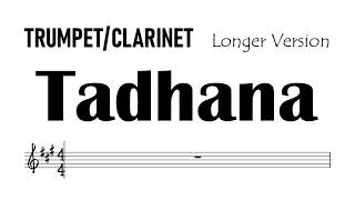 Tadhana Longer Version Trumpet Clarinet Sheet Music Backing Track Partitura Up Dharma Down [upl. by Idissac635]