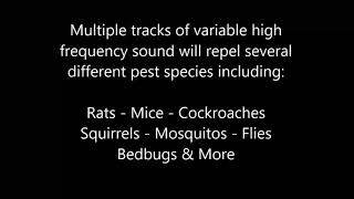 Free High Frequency Pest Control  Repels Rats Mice Cockroaches Mosquitos amp More [upl. by Lilhak]