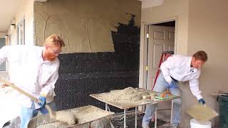 How to apply stucco for weekend warriors [upl. by Saucy57]