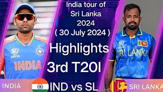 ind vs sl 3rd t20 highlights 2024  india vs sri lanka 3rd t20 highlights 2024  IND vs SL Highlight [upl. by Swamy]