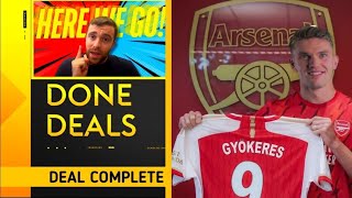 BREAKING FABRIZIO ROMANO CONFIRMS VIKTOR GYÖKERES TO ARSENAL – MASSIVE TRANSFER SHOCK [upl. by Ellga]