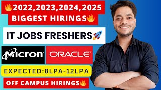 📢 Kickstart Your Career Micron amp Oracle Job Openings for Freshers  UG amp PG  IT Jobs  Off Campus [upl. by Faunia]