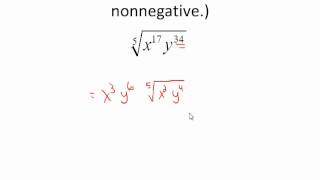 Simplifying Radical Expressions [upl. by Aokek523]