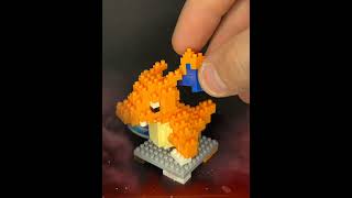 Glurak trifft auf micro Lego Zeitraffer Pokemon basteln shorts pokemon Lego [upl. by Enylcaj]