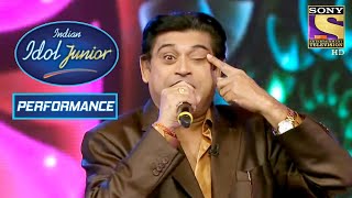 Amit Kumar Gives An Entertaining Performance  Indian Idol Junior 2 [upl. by Dibri]