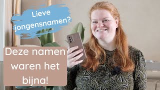 10 babynamen voor jongens die het niet zijn geworden maar wij wel erg leuk vinden  Liefs Elyse [upl. by Sama]