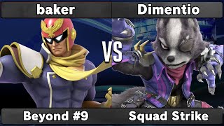 baker vs Dimentio  Squad Strike  Beyond 9 [upl. by Droflim]