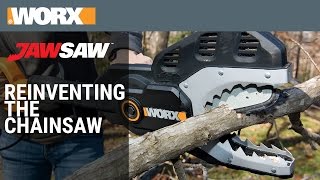 Reinventing the Chainsaw  WORX JawSaw [upl. by Ziladnerb]