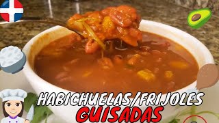 🔴 cómo hacer HABICHUELAS guisadas DOMINICANASCómo HACER FRIJOLES AL ESTILO DOMINICANO🥣 [upl. by Zanahs467]