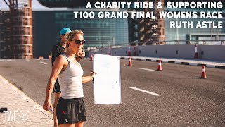 A charity 500k bike ride in the desert and supporting the t100 grand final womens race [upl. by Irving]