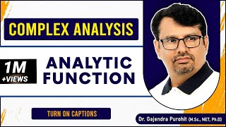 Complex Analysis  Analytic Function  Cauchy Riemann Equation BY GP sir [upl. by Apollo]