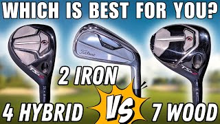 7 Wood or 4 Hybrid Which Should You Play OR 2 IRON GC Quad Comparison [upl. by Marden]