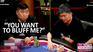 He Puts Opponent In SICK Spot By Running All In Bluff [upl. by Llydnek]