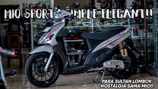 MIO SPORTY EMANG SELALU DI HATI MODIFIKASI YAMAHA MIO SIMPLE ELEGANT TAPI HEDON [upl. by Anatole]