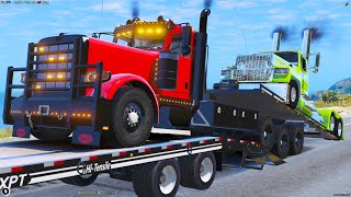 Pushing The Limits Towing Trucks in GTA 5 RP [upl. by Mesics277]