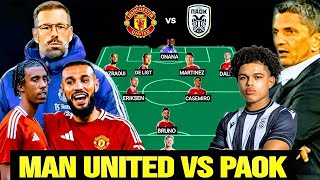 Man Utd vs PAOK  Which Scenario Leads to Victory Tactical Analysis and Predictions [upl. by Lamaaj818]