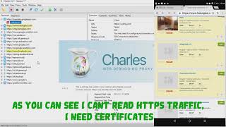 Charles Proxy on Android  HTTP and SSLHTTPS traffic [upl. by Anirbys504]