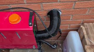 Chinese diesel heater that is heating my house Subscribe amp Like it will help make these videos [upl. by Iphigeniah]