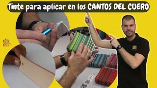 Qué tipo de Pinturas o Tintes hay que aplicar en los bordes del cuero [upl. by Enrobialc]