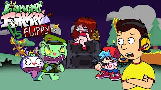 Friday Night Funkin but FLIPPY CAUSES A DISASTER Caillou plays VS Flippy Mod [upl. by Rosanne77]