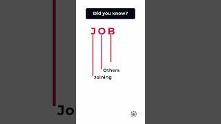 Did you know the full form of JOB esllearners learnenglish englishlanguage [upl. by Sothena]