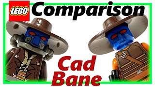 LEGO Cad Bane Minifigure Comparison Star Wars Collection [upl. by Muhcon467]