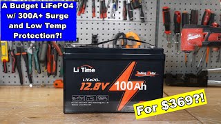 369 Li Time 12V LiFePO4 Battery 300500A Surge Low Temp Protection [upl. by Ndnarb]