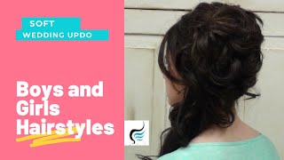 Updos for Wedding Hairstyles  Side Updo Hairstyle For Bridal Hairstyles [upl. by Sherrer]