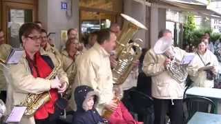 La Banda la Châtelaine au Corso Fleuri de Lanouaille 2014 quotThrillerquot [upl. by Auhsoj37]