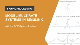 Model Multirate Systems in Simulink with DSP System Toolbox [upl. by Anhavas]