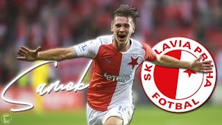 DANIEL SAMEK • Slavia Prague • Amazing Skills Passes Goals amp Assists • 2022 [upl. by Ahsilav736]