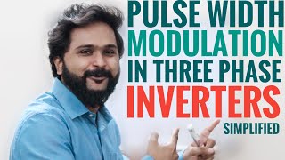 Pulse Width Modulation in Three Phase Inverter  Simplified [upl. by Ahsile494]