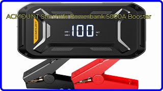 BEWERTUNG 2024 ACMOUNT Starthilfe Powerbank 5000A Booster WESENTLICHE Einzelheiten [upl. by Haskell857]