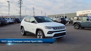 2022 Jeep Compass Limited Sport Utility Cleveland Brunswick Parma Medina North Olmstead [upl. by Assiren404]