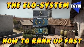 CSGO  THE ELOSYSTEM AND HOW TO RANK UP FAST [upl. by Frodi]