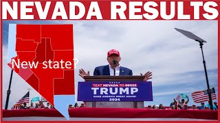 2024 NEVADA RESULTS  Trump picks up BRAND NEW STATE that he NEVER carried before First time flip [upl. by Cooe]