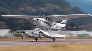 Cessna 172 Seaplane Takeoff [upl. by Hapte]