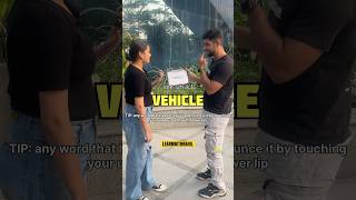 Correct Pronunciation ✅ learnwithrahil pronunciation vehicle youtubeshorts ielts spokenenglish [upl. by Secrest]