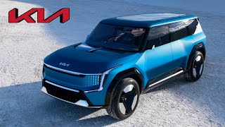 Kia EV9 Concept  The UltraLuxury Largest SUV 2025 [upl. by Mauve]