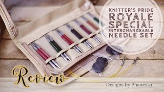 Knitters Pride Royale Special Deluxe Interchangeable Needle set Review [upl. by Adila]