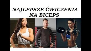 NAJLEPSZE ĆWICZENIA na BICEPS dla KOBIET [upl. by Sall]