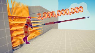 2000000000 DAMAGE PILUM vs EVERY UNIT  Totally Accurate Battle Simulator TABS [upl. by Honey]