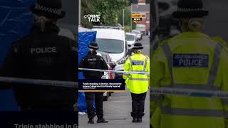 Triple Stabbing In Manchester Leaves Woman Dead truecrime [upl. by Nylodnarb639]