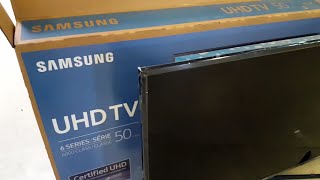 Samsung Tizen Smart TV Unboxing  6 Series [upl. by Ydnarb]