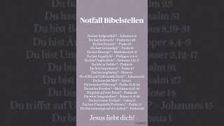 Für Notfälle  Bibelstellen  Gottes Zusagen [upl. by Nyer]