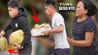 STEALING FOOD quotPUBLIC PRANKquot  Nagulat nalang si nanay sa nangyari [upl. by Ferrand]